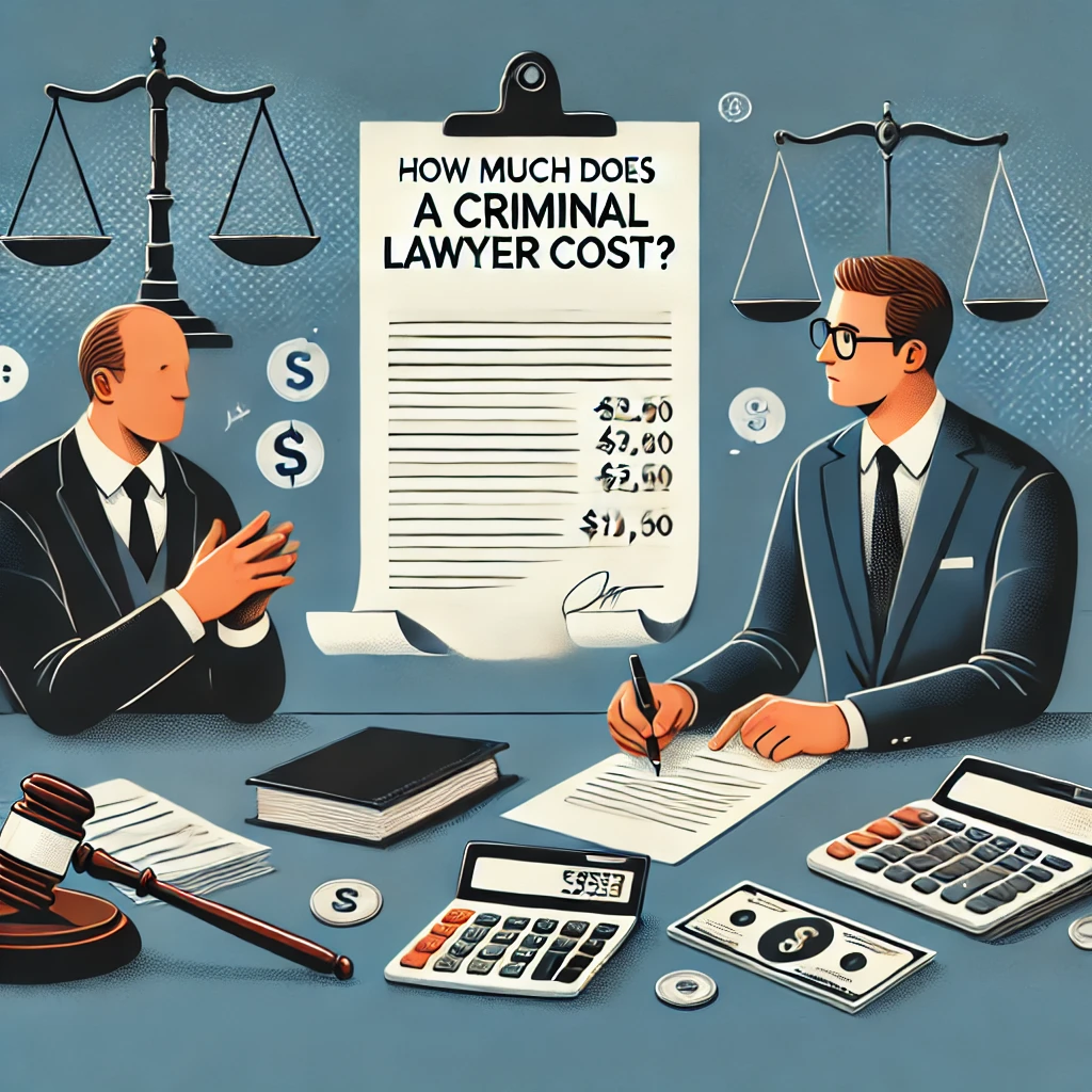 How Much Does a Criminal Lawyer Cost?